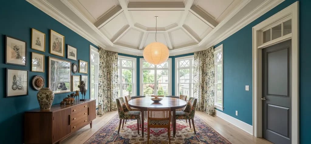 Eclectic style on our sample room