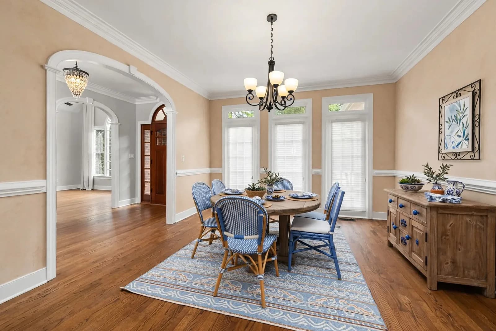 Mediterranean style on our sample room