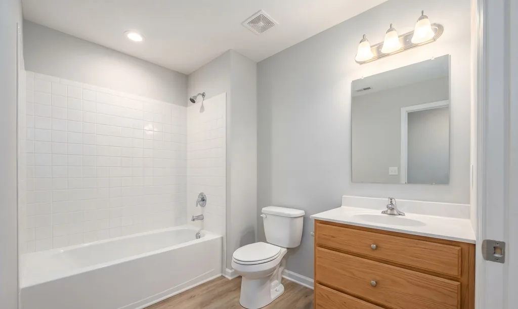 Bathroom before AI virtual staging